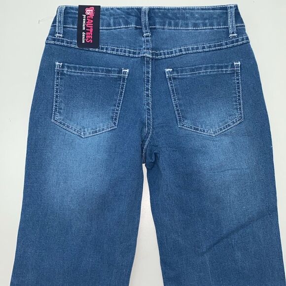 🔥BEAUTEES GIRLS JEANS KIDS SIZE 10 New - Picture 4 of 4